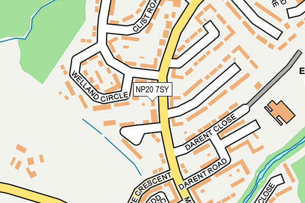 NP20 7SY map - OS OpenMap – Local (Ordnance Survey)