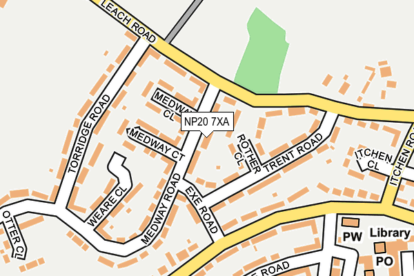 NP20 7XA map - OS OpenMap – Local (Ordnance Survey)
