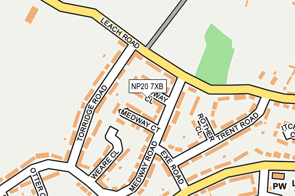 NP20 7XB map - OS OpenMap – Local (Ordnance Survey)