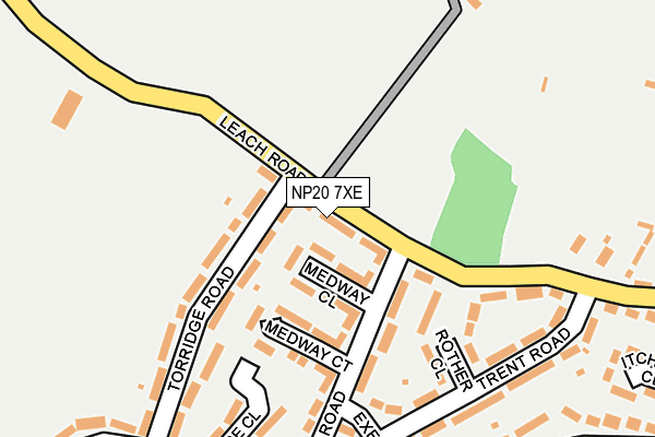 NP20 7XE map - OS OpenMap – Local (Ordnance Survey)