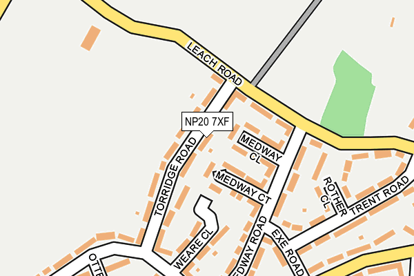 NP20 7XF map - OS OpenMap – Local (Ordnance Survey)