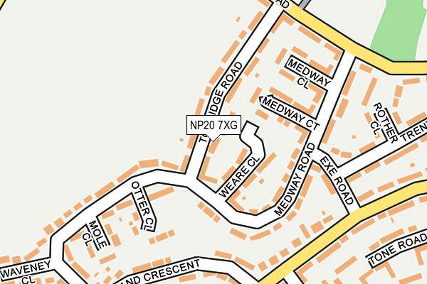 NP20 7XG map - OS OpenMap – Local (Ordnance Survey)