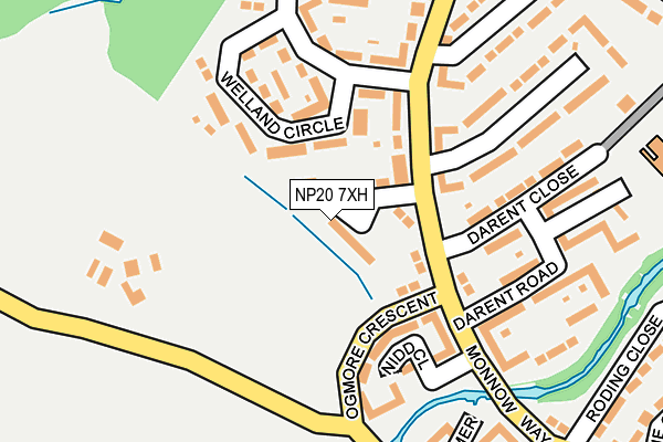 NP20 7XH map - OS OpenMap – Local (Ordnance Survey)