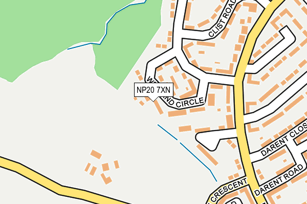 NP20 7XN map - OS OpenMap – Local (Ordnance Survey)