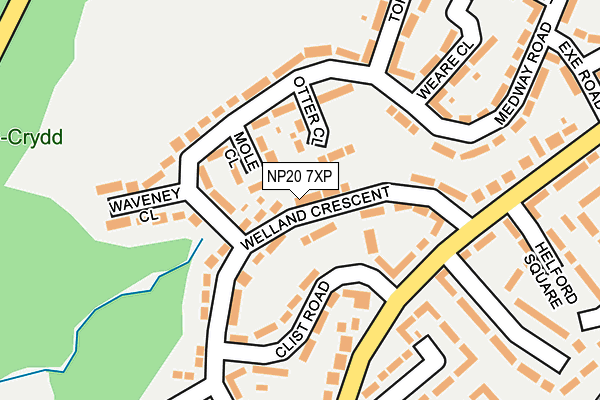 NP20 7XP map - OS OpenMap – Local (Ordnance Survey)