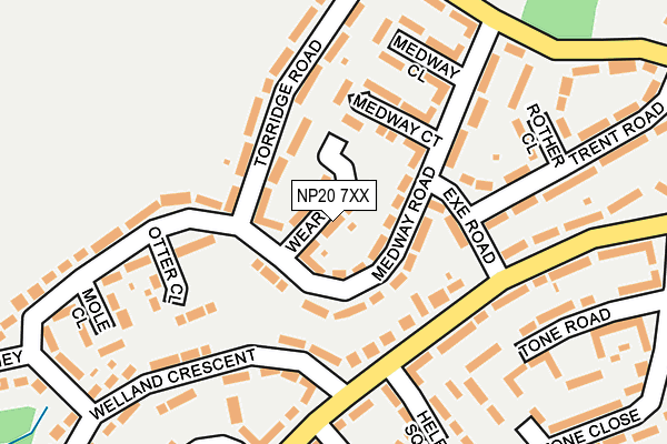 NP20 7XX map - OS OpenMap – Local (Ordnance Survey)