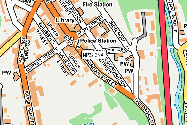 Map of GWENT LOCKSMITHS LIMITED at local scale