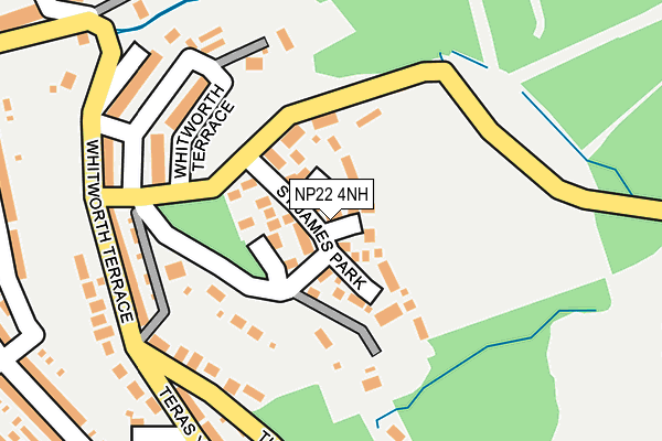 NP22 4NH map - OS OpenMap – Local (Ordnance Survey)