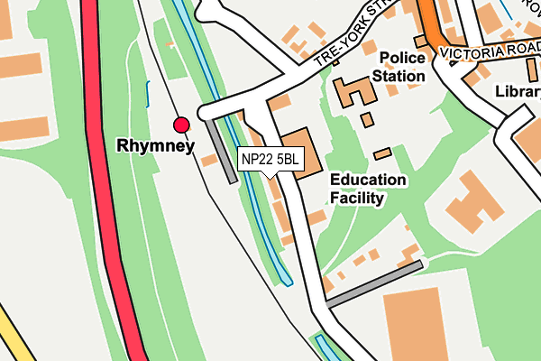 NP22 5BL map - OS OpenMap – Local (Ordnance Survey)