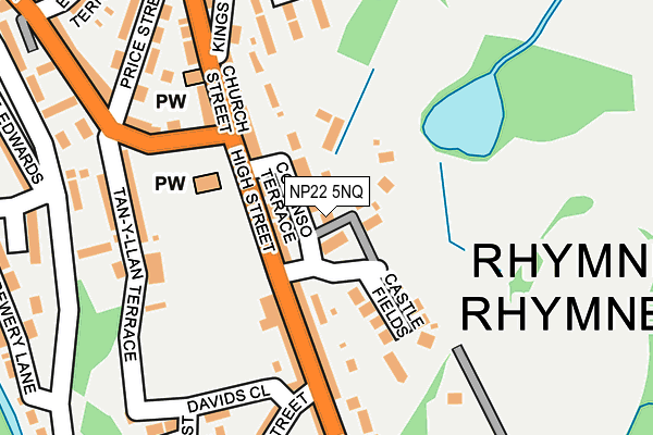 NP22 5NQ map - OS OpenMap – Local (Ordnance Survey)