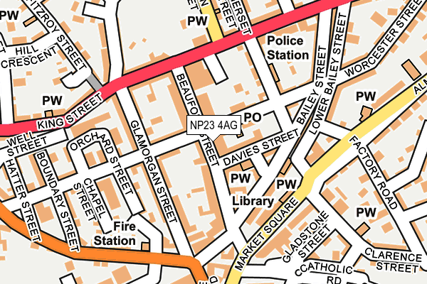 Map of C WALTERS HEATING SERVICES LTD at local scale