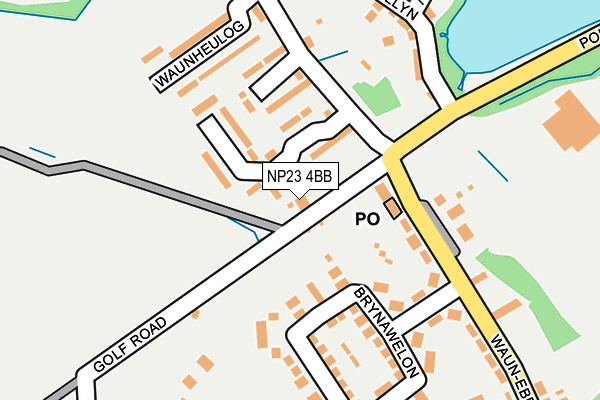 NP23 4BB map - OS OpenMap – Local (Ordnance Survey)