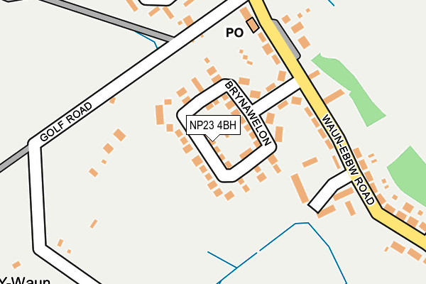 NP23 4BH map - OS OpenMap – Local (Ordnance Survey)