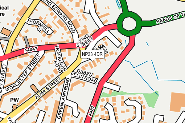 NP23 4DR map - OS OpenMap – Local (Ordnance Survey)