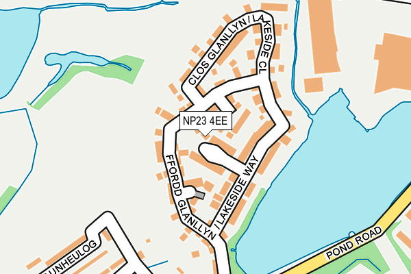 NP23 4EE map - OS OpenMap – Local (Ordnance Survey)