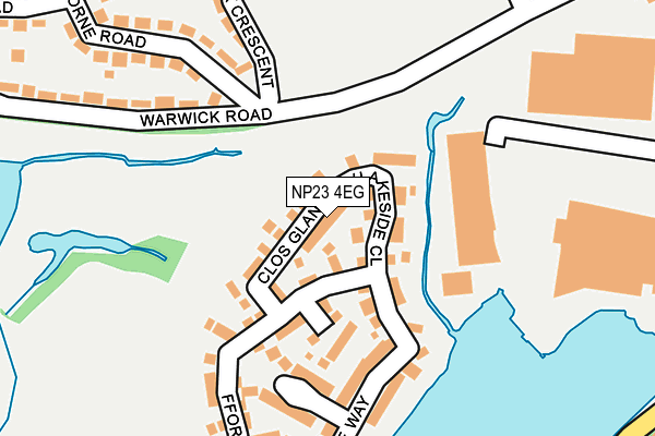 NP23 4EG map - OS OpenMap – Local (Ordnance Survey)