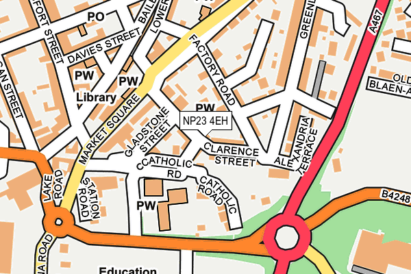 NP23 4EH map - OS OpenMap – Local (Ordnance Survey)