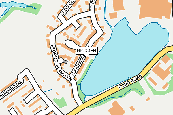 NP23 4EN map - OS OpenMap – Local (Ordnance Survey)
