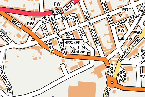 NP23 4EP map - OS OpenMap – Local (Ordnance Survey)