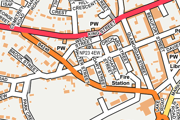 NP23 4EW map - OS OpenMap – Local (Ordnance Survey)