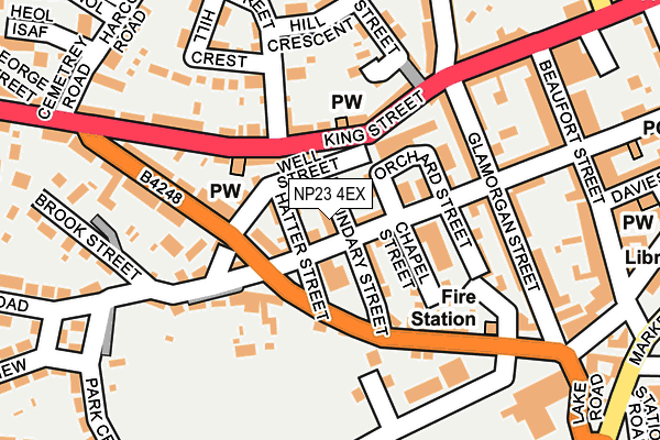 NP23 4EX map - OS OpenMap – Local (Ordnance Survey)