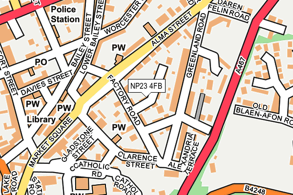 NP23 4FB map - OS OpenMap – Local (Ordnance Survey)