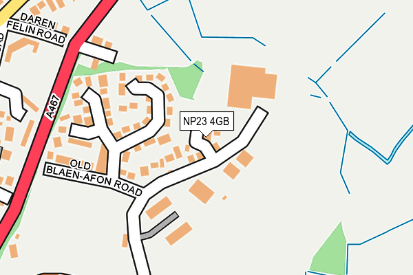 NP23 4GB map - OS OpenMap – Local (Ordnance Survey)