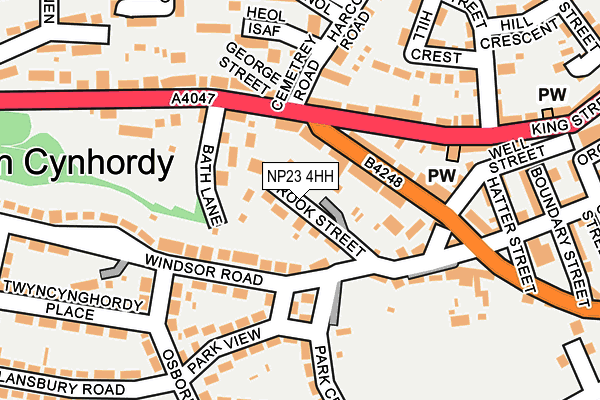 NP23 4HH map - OS OpenMap – Local (Ordnance Survey)