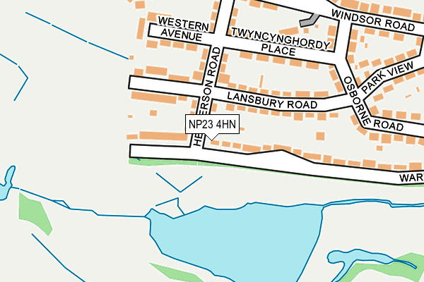 NP23 4HN map - OS OpenMap – Local (Ordnance Survey)