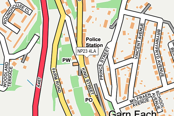 NP23 4LA map - OS OpenMap – Local (Ordnance Survey)