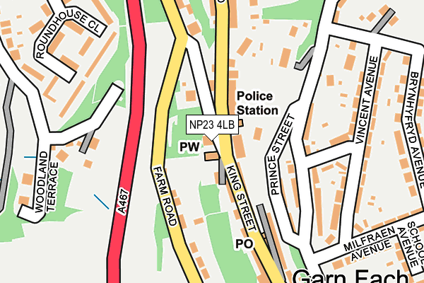 NP23 4LB map - OS OpenMap – Local (Ordnance Survey)