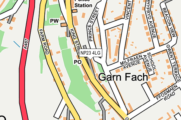 NP23 4LG map - OS OpenMap – Local (Ordnance Survey)