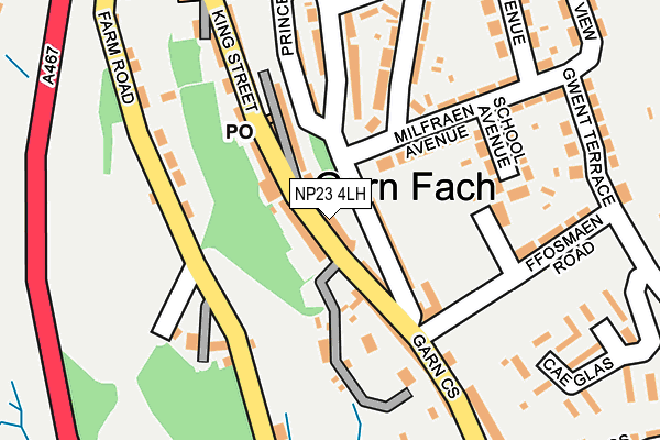 NP23 4LH map - OS OpenMap – Local (Ordnance Survey)
