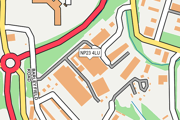 NP23 4LU map - OS OpenMap – Local (Ordnance Survey)