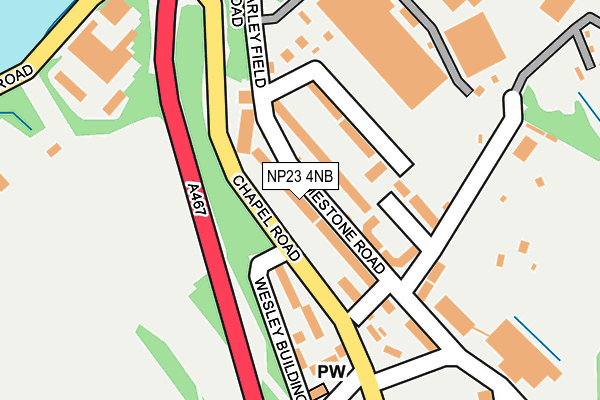 NP23 4NB map - OS OpenMap – Local (Ordnance Survey)