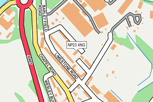 NP23 4NG map - OS OpenMap – Local (Ordnance Survey)