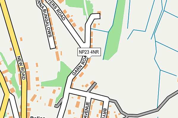 NP23 4NR map - OS OpenMap – Local (Ordnance Survey)