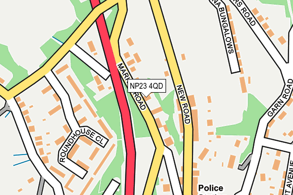 NP23 4QD map - OS OpenMap – Local (Ordnance Survey)