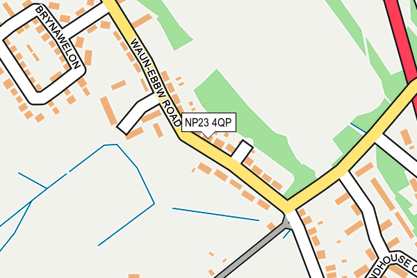 NP23 4QP map - OS OpenMap – Local (Ordnance Survey)