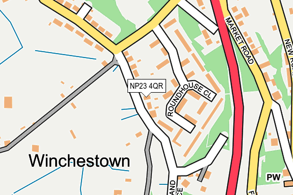 NP23 4QR map - OS OpenMap – Local (Ordnance Survey)