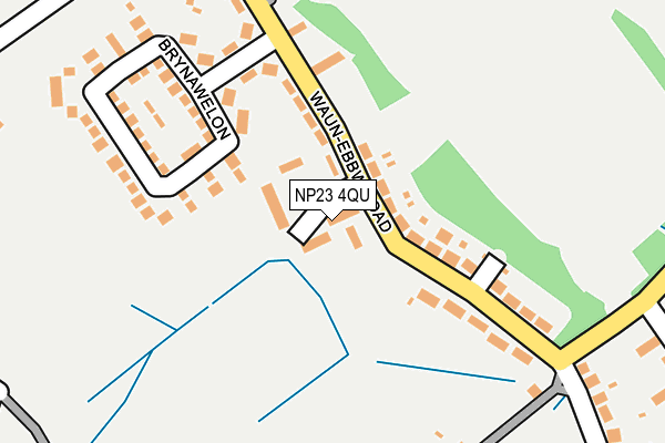 NP23 4QU map - OS OpenMap – Local (Ordnance Survey)