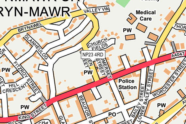 NP23 4RD map - OS OpenMap – Local (Ordnance Survey)