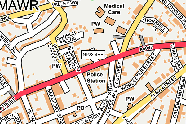 NP23 4RF map - OS OpenMap – Local (Ordnance Survey)