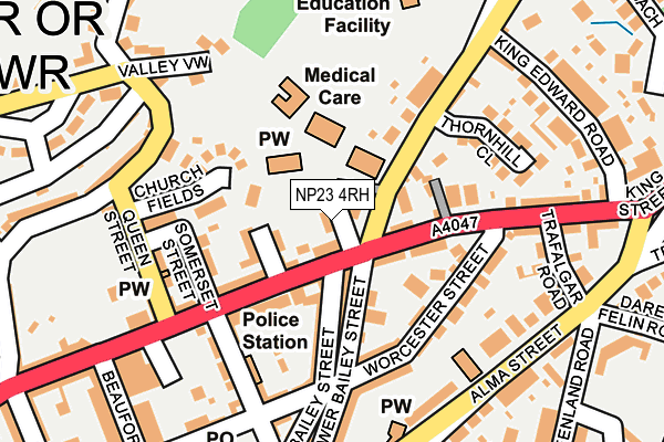 NP23 4RH map - OS OpenMap – Local (Ordnance Survey)