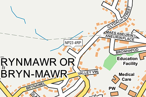 NP23 4RP map - OS OpenMap – Local (Ordnance Survey)