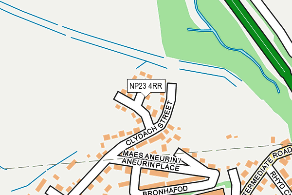 NP23 4RR map - OS OpenMap – Local (Ordnance Survey)