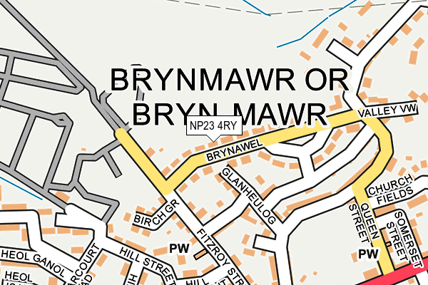 NP23 4RY map - OS OpenMap – Local (Ordnance Survey)