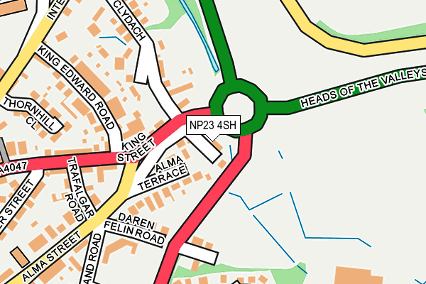 NP23 4SH map - OS OpenMap – Local (Ordnance Survey)