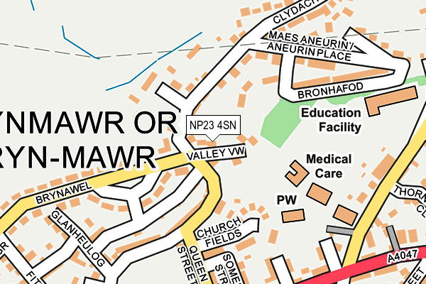 NP23 4SN map - OS OpenMap – Local (Ordnance Survey)
