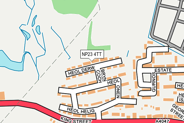 NP23 4TT map - OS OpenMap – Local (Ordnance Survey)